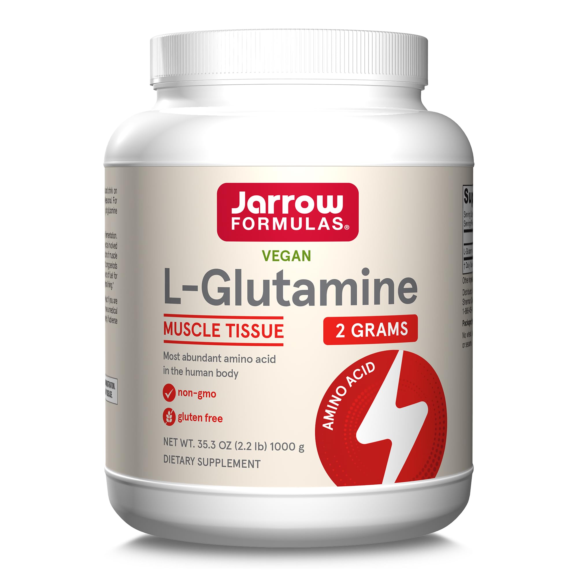 Foto 2 pulgar | Suplemento Jarrow Formulas L-glutamina 2 G Para Músculos 1000 G - Venta Internacional.