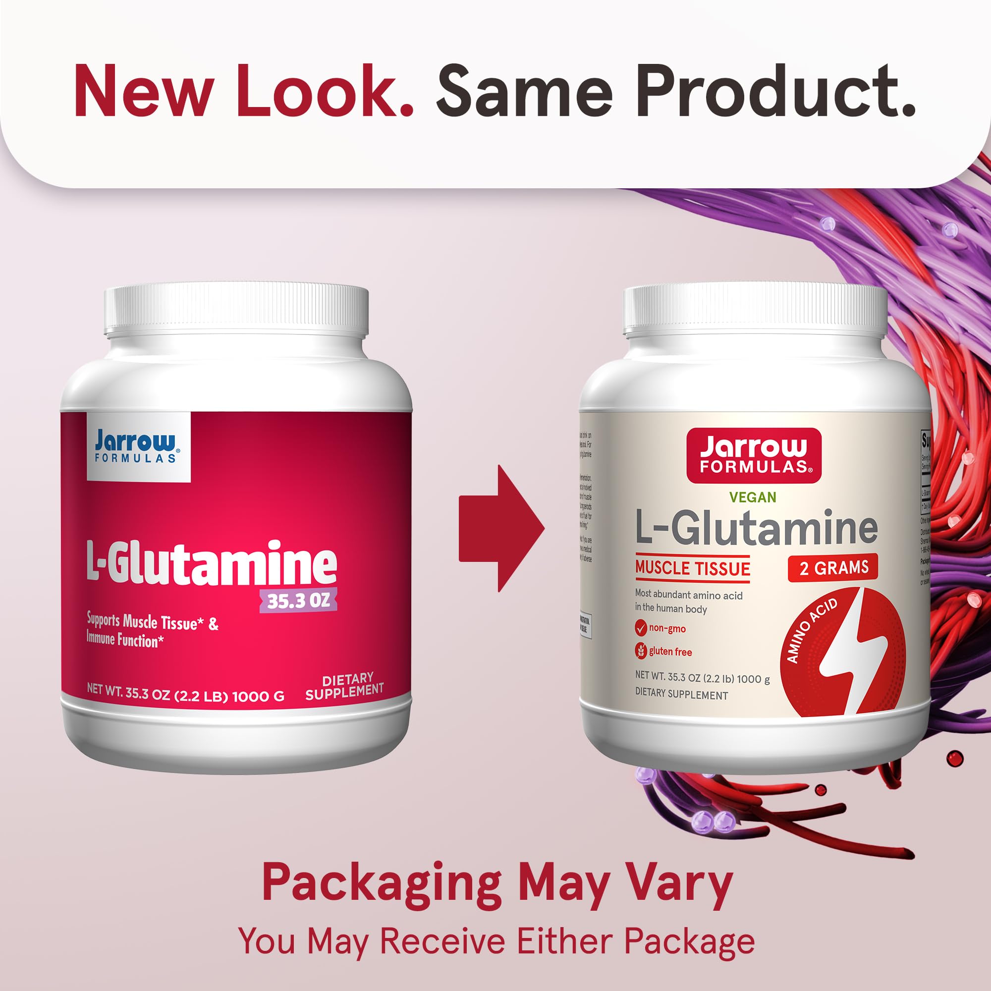 Foto 2 | Suplemento Jarrow Formulas L-glutamina 2 G Para Músculos 1000 G - Venta Internacional.