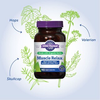 Foto 4 | Suplemento Wild Harvest Muscle Relax De Oregon, 90 Cápsulas Veganas - Venta Internacional.