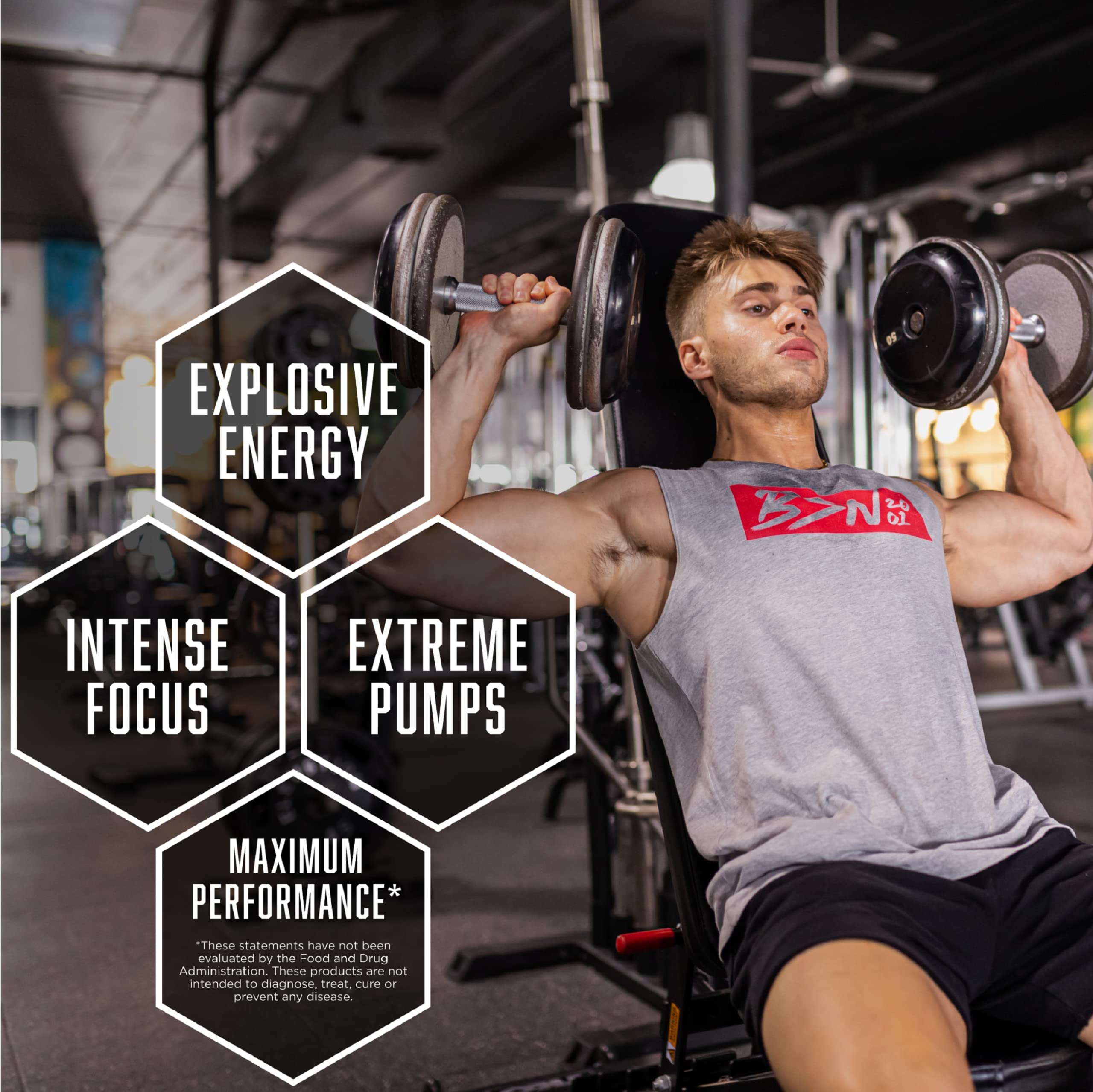 Foto 5 | Suplemento Energético Bsn N.o.-xplode En Polvo Para Antes Del Entrenamiento, 60 Porciones - Venta Internacional.