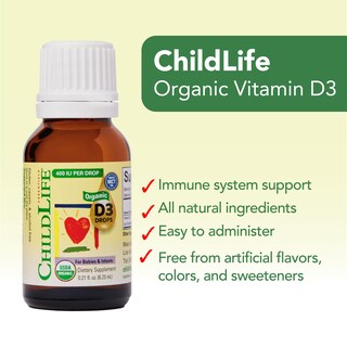 Foto 6 | Vitamina D3 Childlife Essentials Orgánicas 2 Frascos de 6.25 ml C/U - Venta Internacional