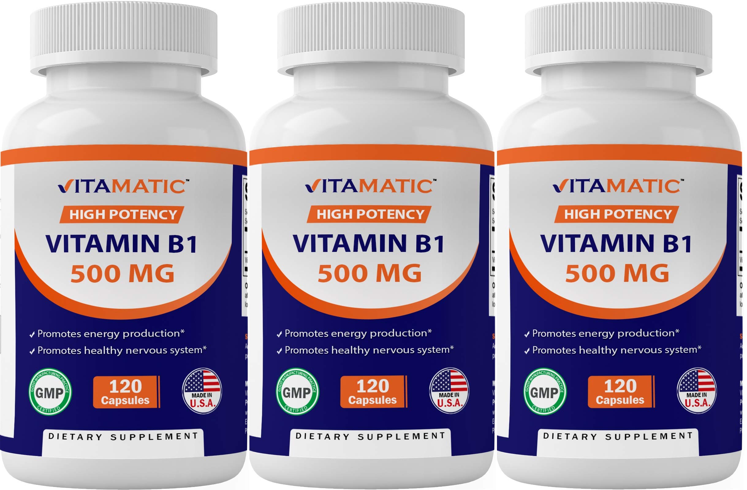 Foto 2 pulgar | Suplemento Vitamático Vitamina B1 360 Cápsulas - Venta Internacional