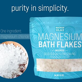 Foto 5 | Escamas De Magnesio Para Baño Magnum Solace, 4,54 Kg O Más Crema De Noche - Venta Internacional.