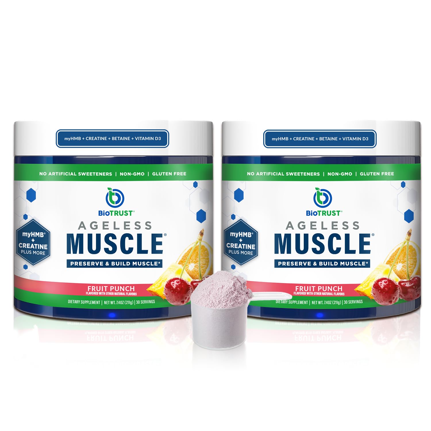 Foto 2 pulgar | Muscle Builder Biotrust Ageless Con Creatina Micronizada 60 Dosis - Venta Internacional.