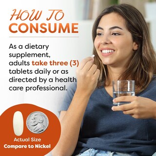 Foto 3 | Complementa El Calcio, Magnesio Y Zinc De Best Naturals Con Vitamina D3 - Venta Internacional.