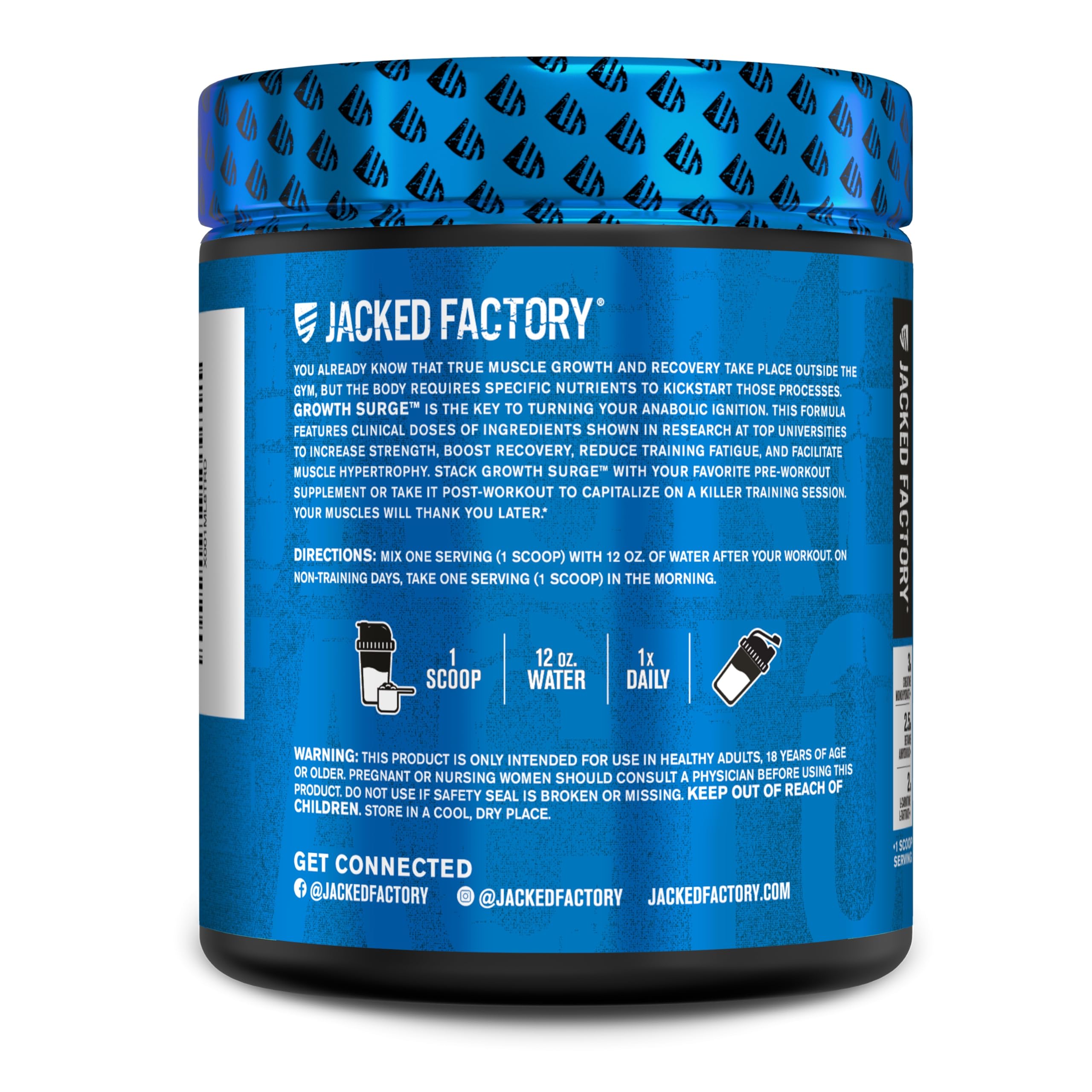 Foto 7 | Suplemento Nutricional Jacked Factory Growth Surge 300 Ml - Venta Internacional.