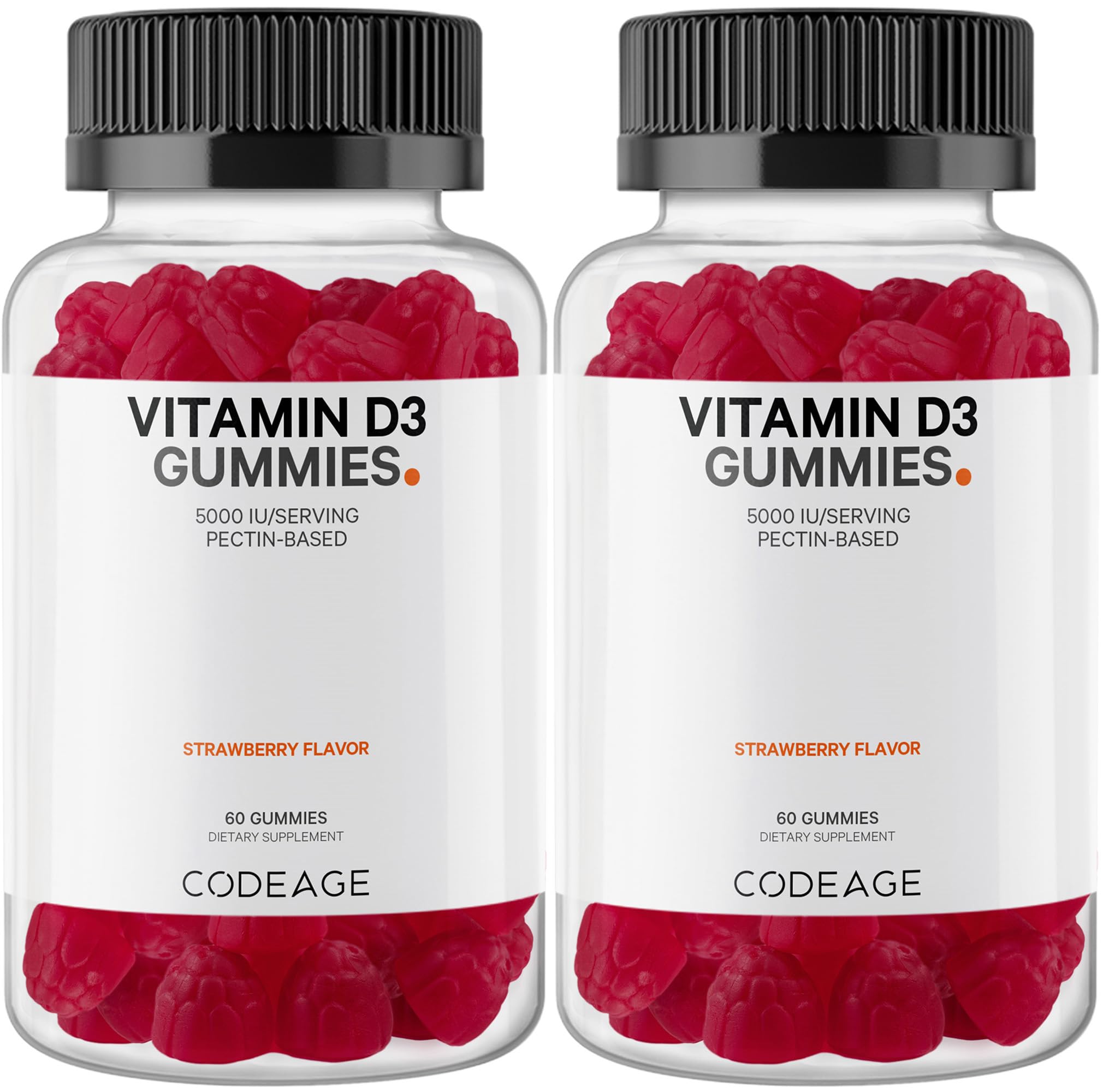Foto 2 pulgar | Gominolas De Vitamina D3, Codeage, 5000 Ui, 125 Mcg, Paquete De 2 - Venta Internacional.