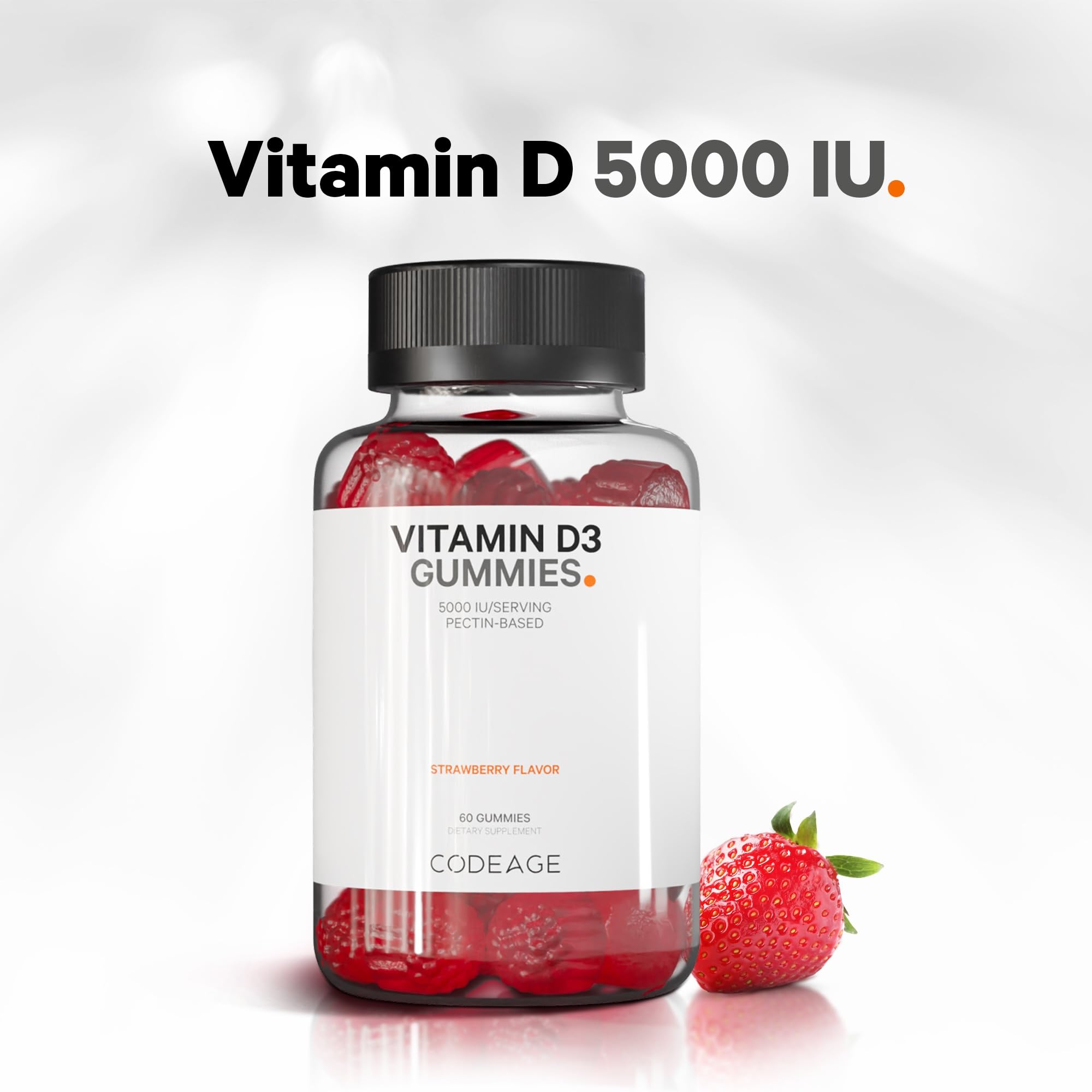 Foto 5 pulgar | Gominolas De Vitamina D3, Codeage, 5000 Ui, 125 Mcg, Paquete De 2 - Venta Internacional.