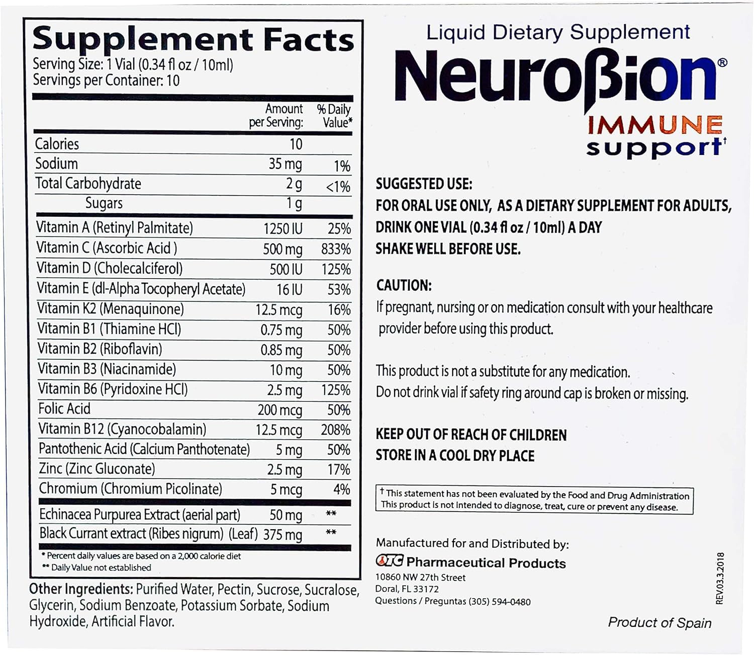 Foto 4 | Multivitamínico Neurobion 100 ml-Venta Internacional