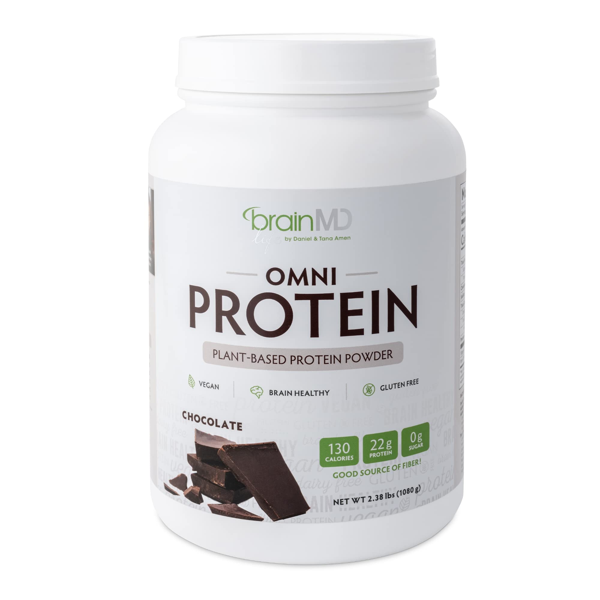 Foto 2 pulgar | Proteína En Polvo Brainmd Dr. Amen Omni Chocolate, 1,08 Kg, 30 Porciones - Venta Internacional.