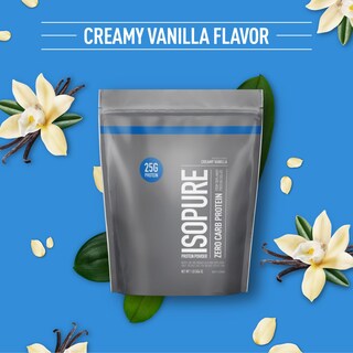Foto 2 | Proteína En Polvo Isopure Creamy Vanilla Whey Isolate 454 G - Venta Internacional.