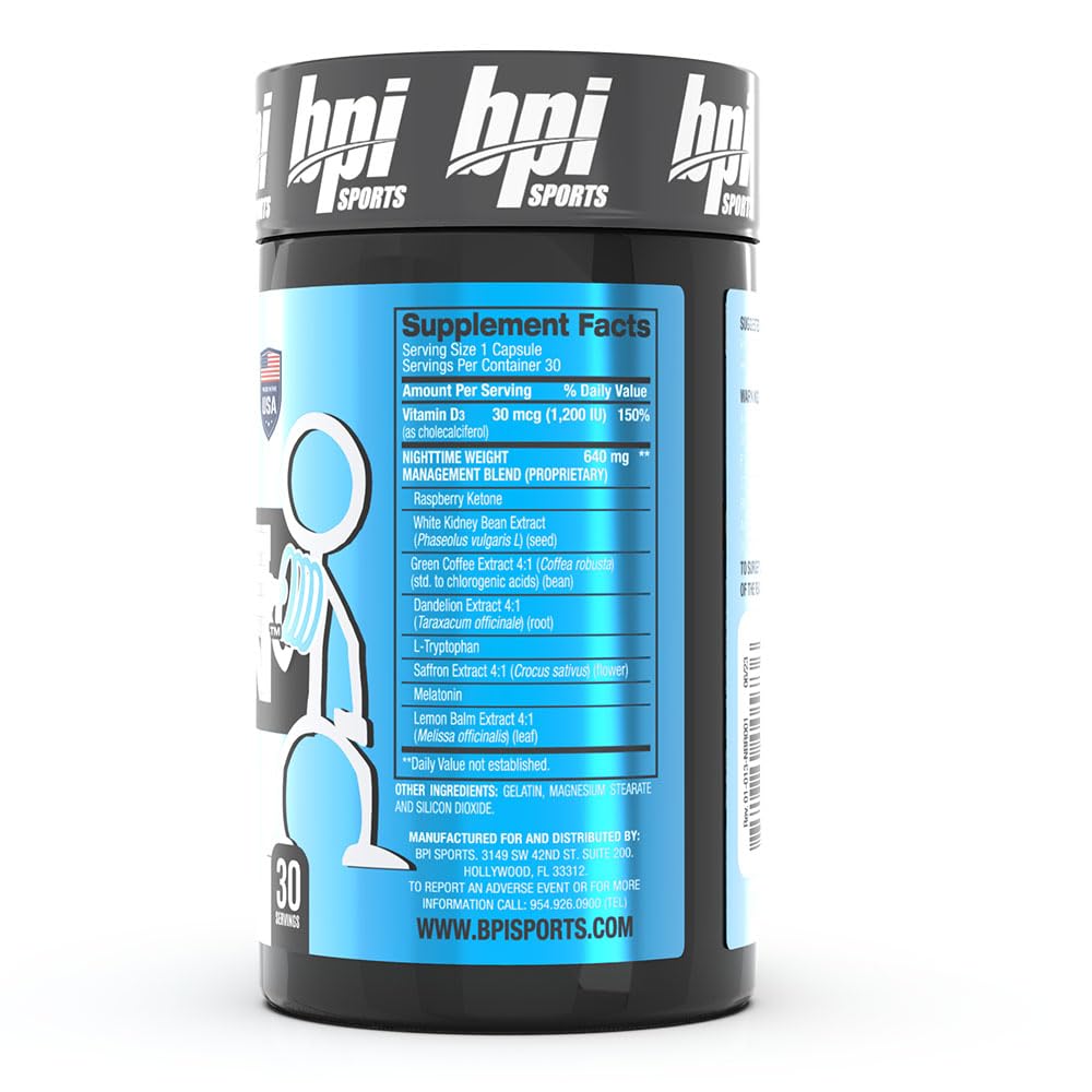 Foto 3 | Suplemento Bpi Sports Nite Burn Nighttime Fat Burner 30 Porciones - Venta Internacional.