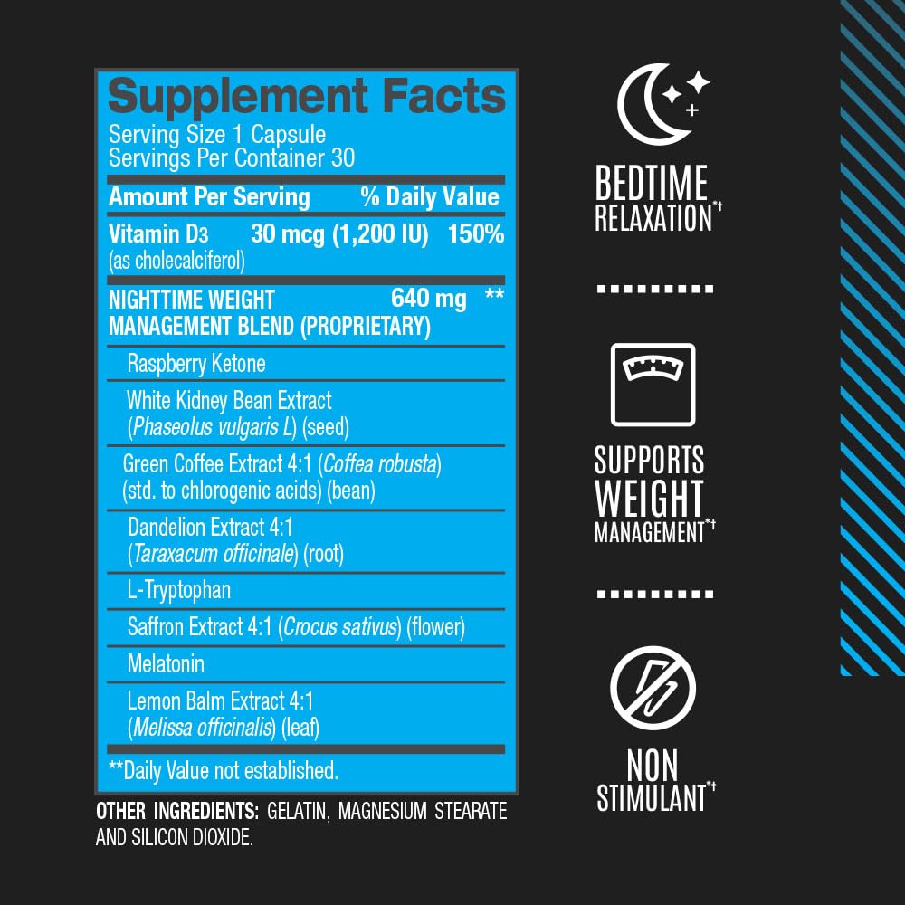 Foto 8 pulgar | Suplemento Bpi Sports Nite Burn Nighttime Fat Burner 30 Porciones - Venta Internacional.