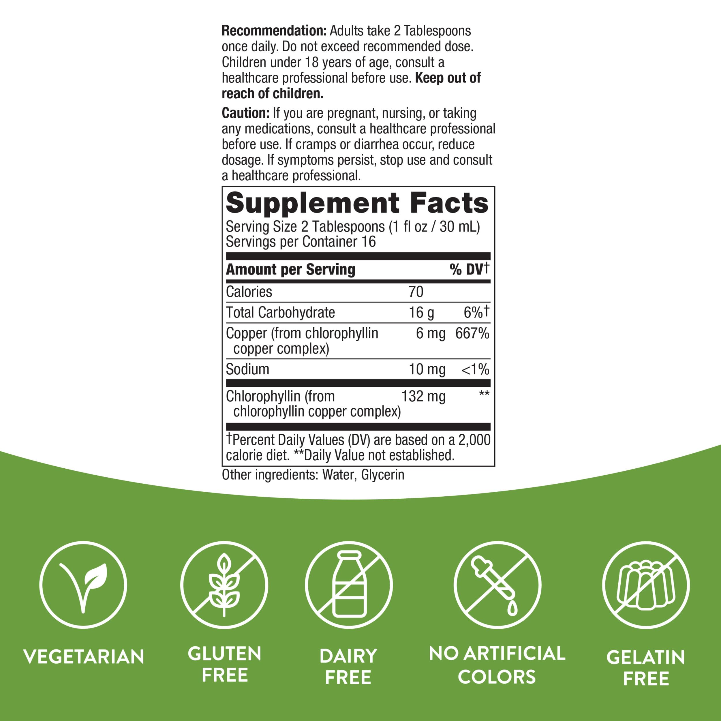 Foto 5 pulgar | Suplemento Nature's Way Chlorofresh, Botella De 473 Ml - Venta Internacional.