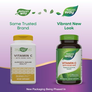 Foto 3 | Suplemento De Vitamina C Con Escaramujo De Nature's Way, 500 Cápsulas - Venta Internacional.