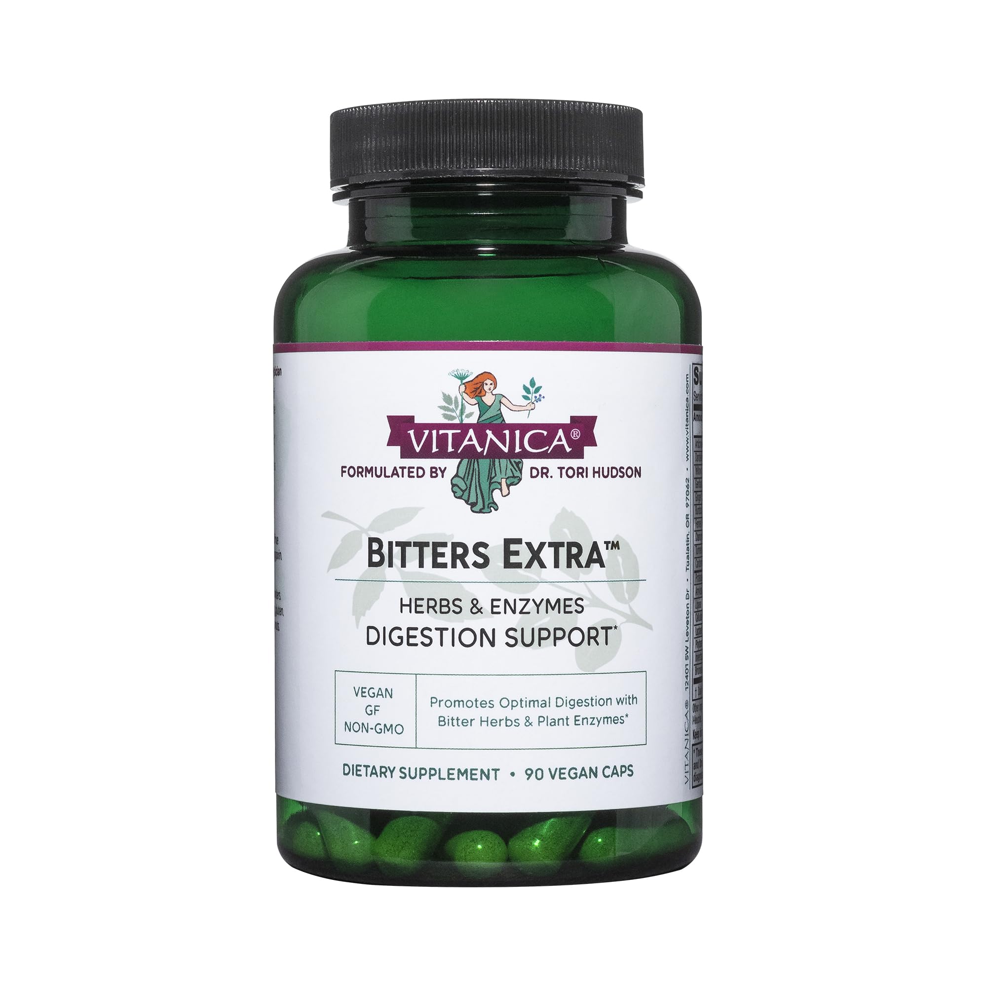 Foto 2 pulgar | Suplemento Vitanica Bitters Extra Digestion Support 90 Cápsulas - Venta Internacional