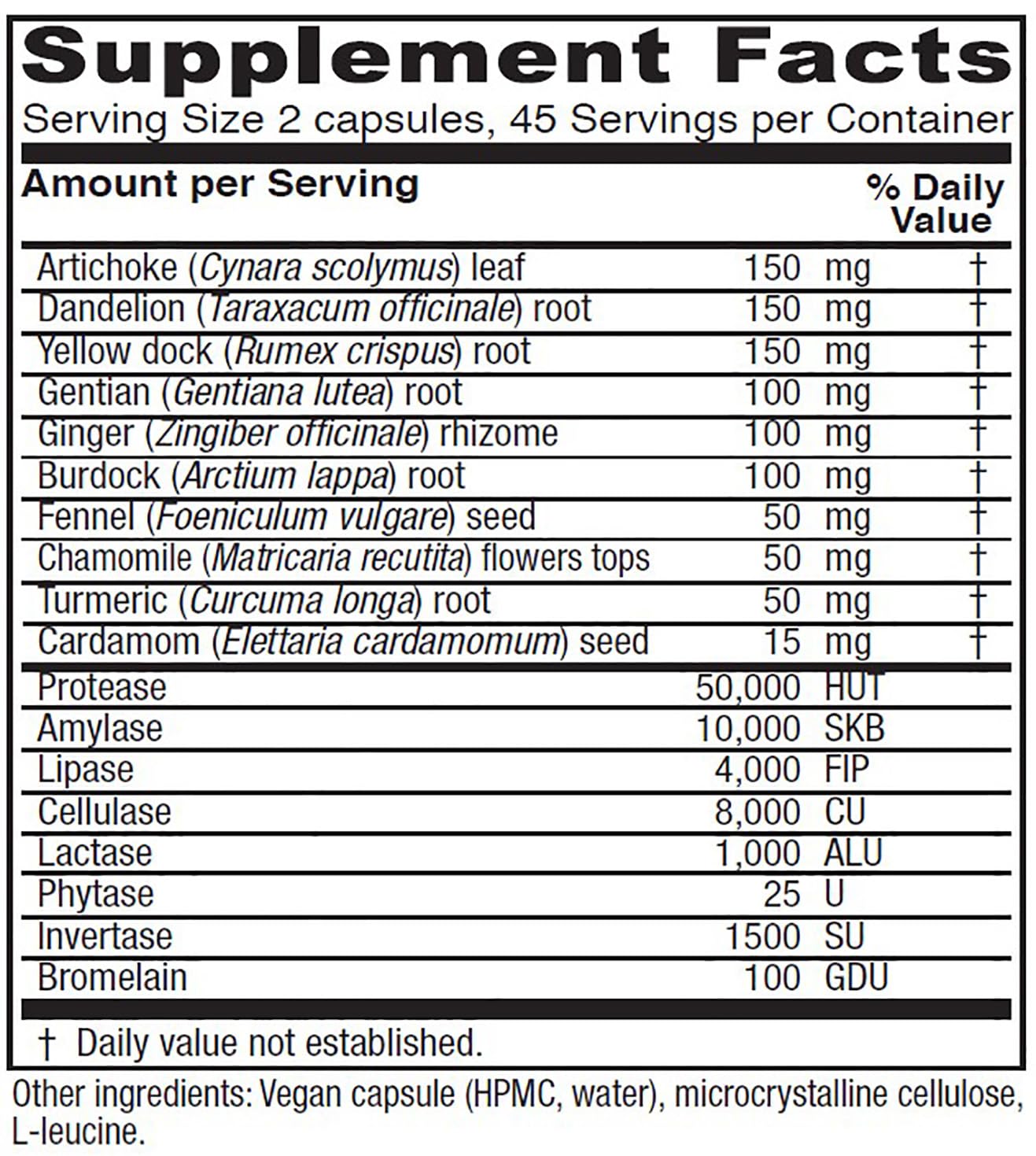 Foto 3 pulgar | Suplemento Vitanica Bitters Extra Digestion Support 90 Cápsulas - Venta Internacional