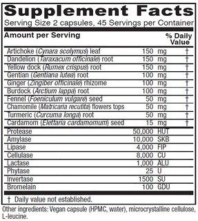 Foto 2 | Suplemento Vitanica Bitters Extra Digestion Support 90 Cápsulas - Venta Internacional