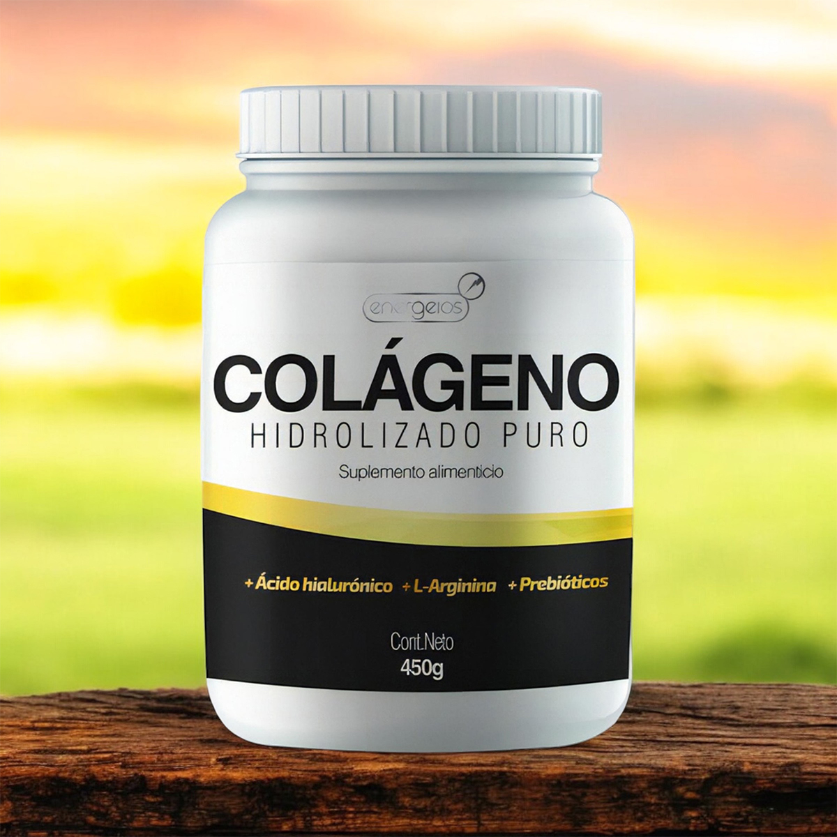 Foto 7 pulgar | Colágeno Hidrolizado 450g Pack 2 Meses Antiedad Energeios