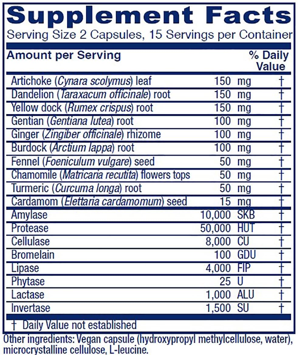 Foto 3 pulgar | Suplemento Vitanica Bitters Extra Digestion Support 30 Cápsulas - Venta Internacional