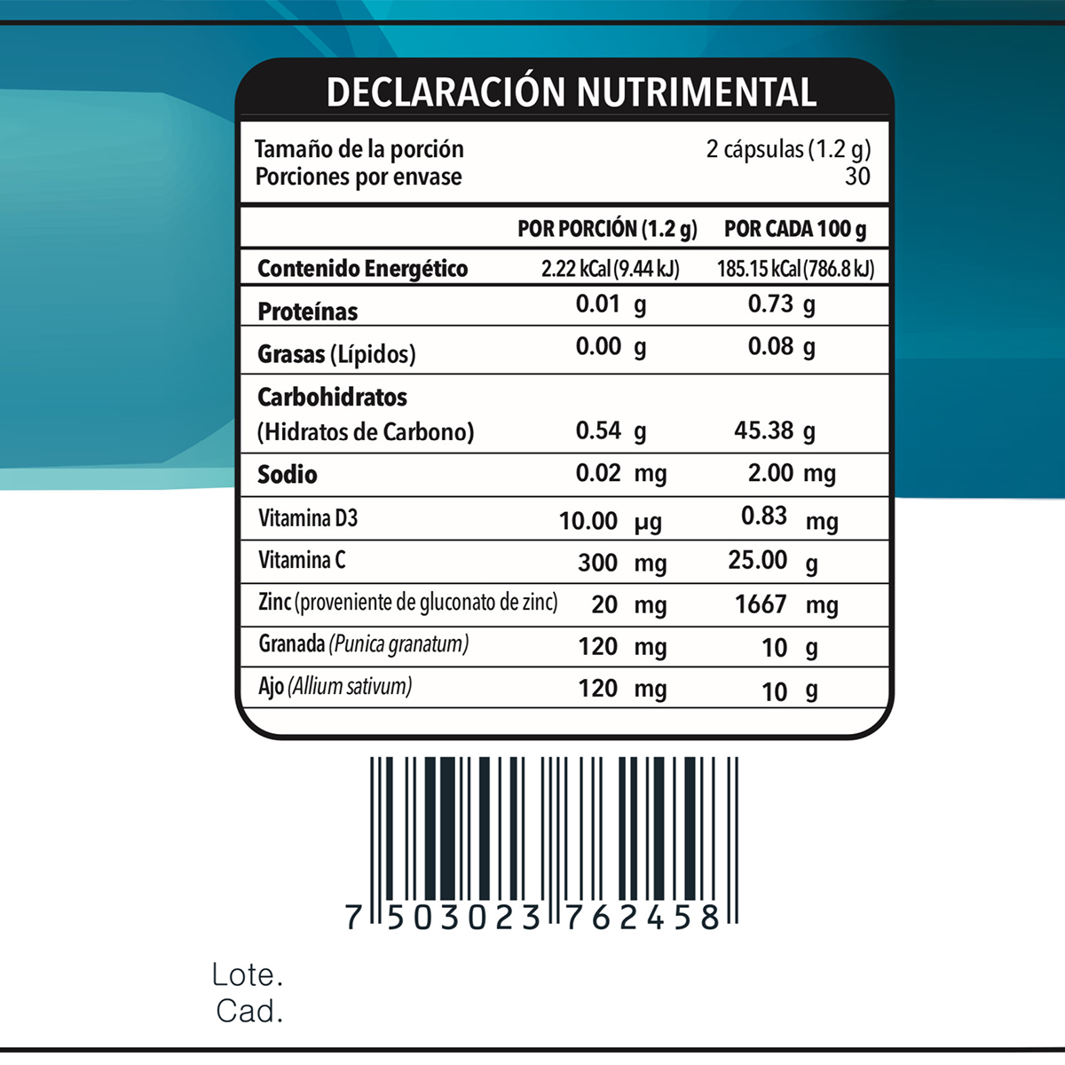 Foto 7 pulgar | Suplemento Vitamina C D3 Y Zinc 3 Frascos Energeios