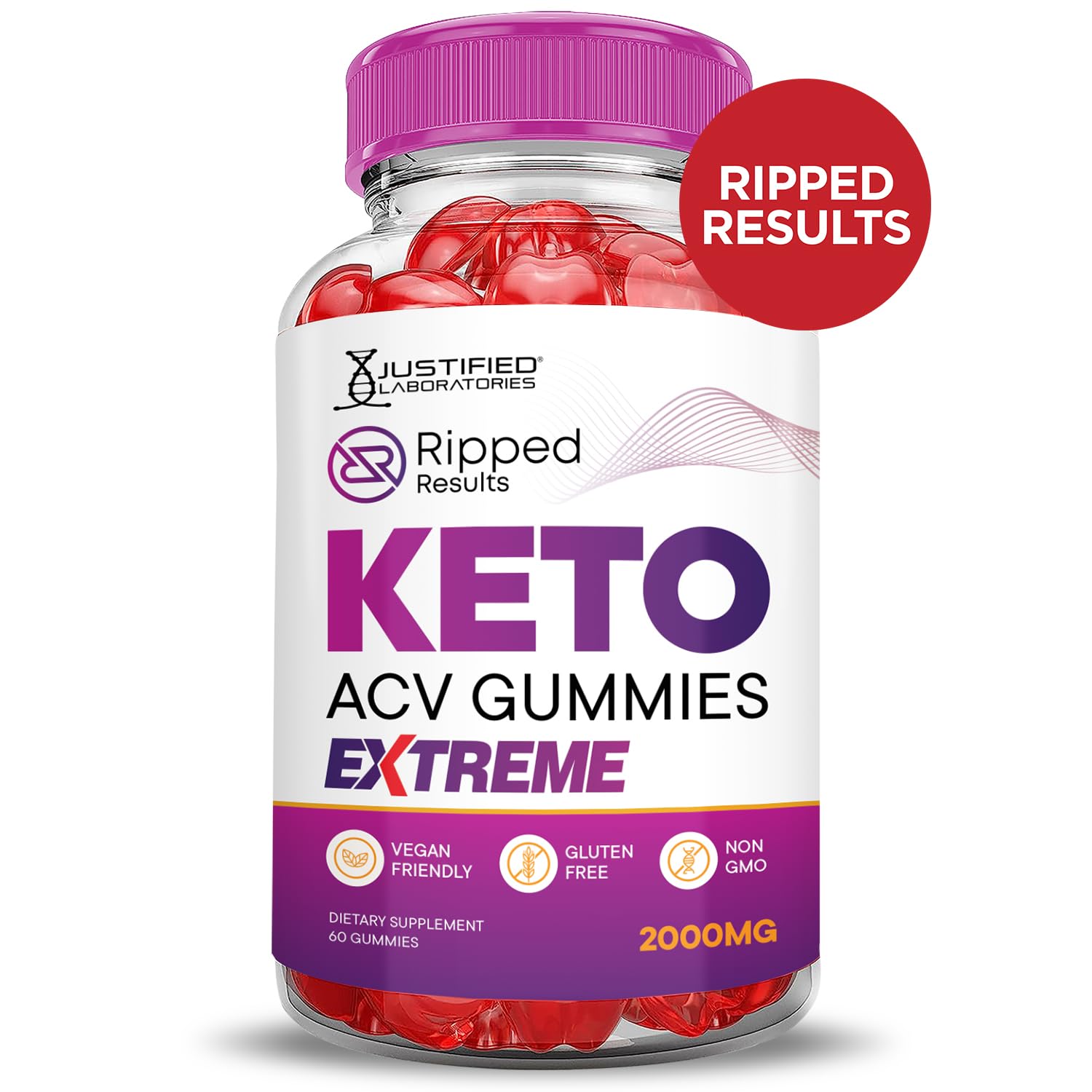 Foto 4 pulgar | Gomitas Ripped Results Keto Acv Extreme 2000 Mg (paquete De 2) - Venta Internacional.