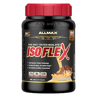 Foto 1 | Proteína De Suero Aislada Allmax Isoflex Chocolate Y Cacahuete 900 G - Venta Internacional.