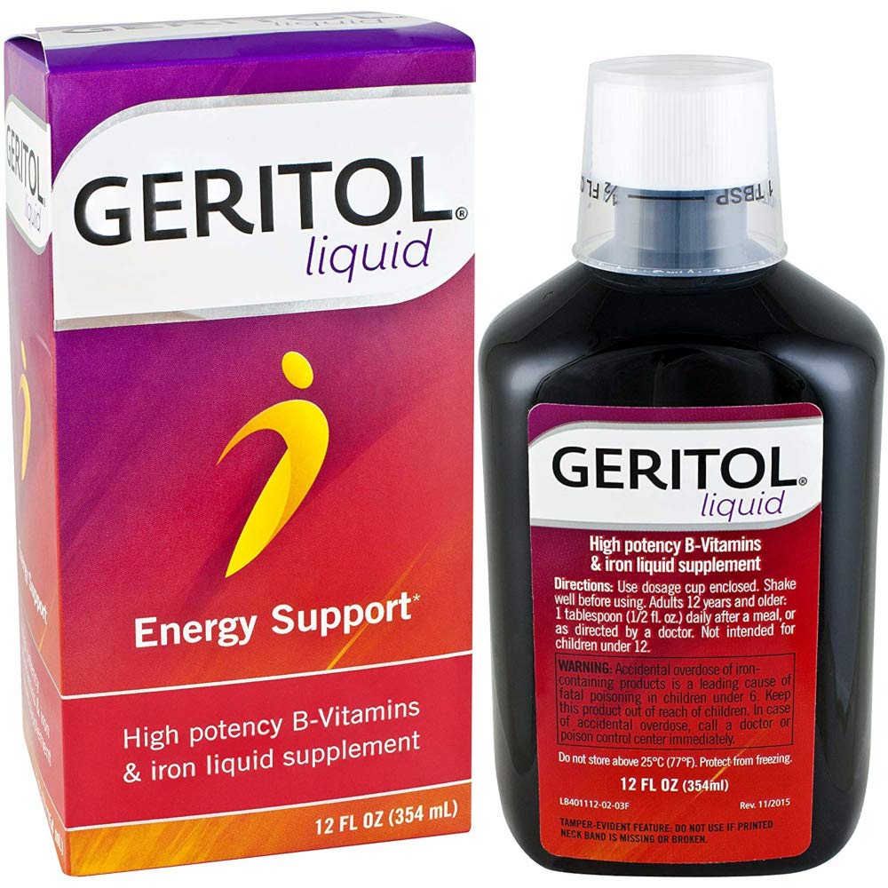 Foto 5 pulgar | Suplemento Geritol Liquid Energy Support De Vitaminas B, 360 Ml, X2 - Venta Internacional.