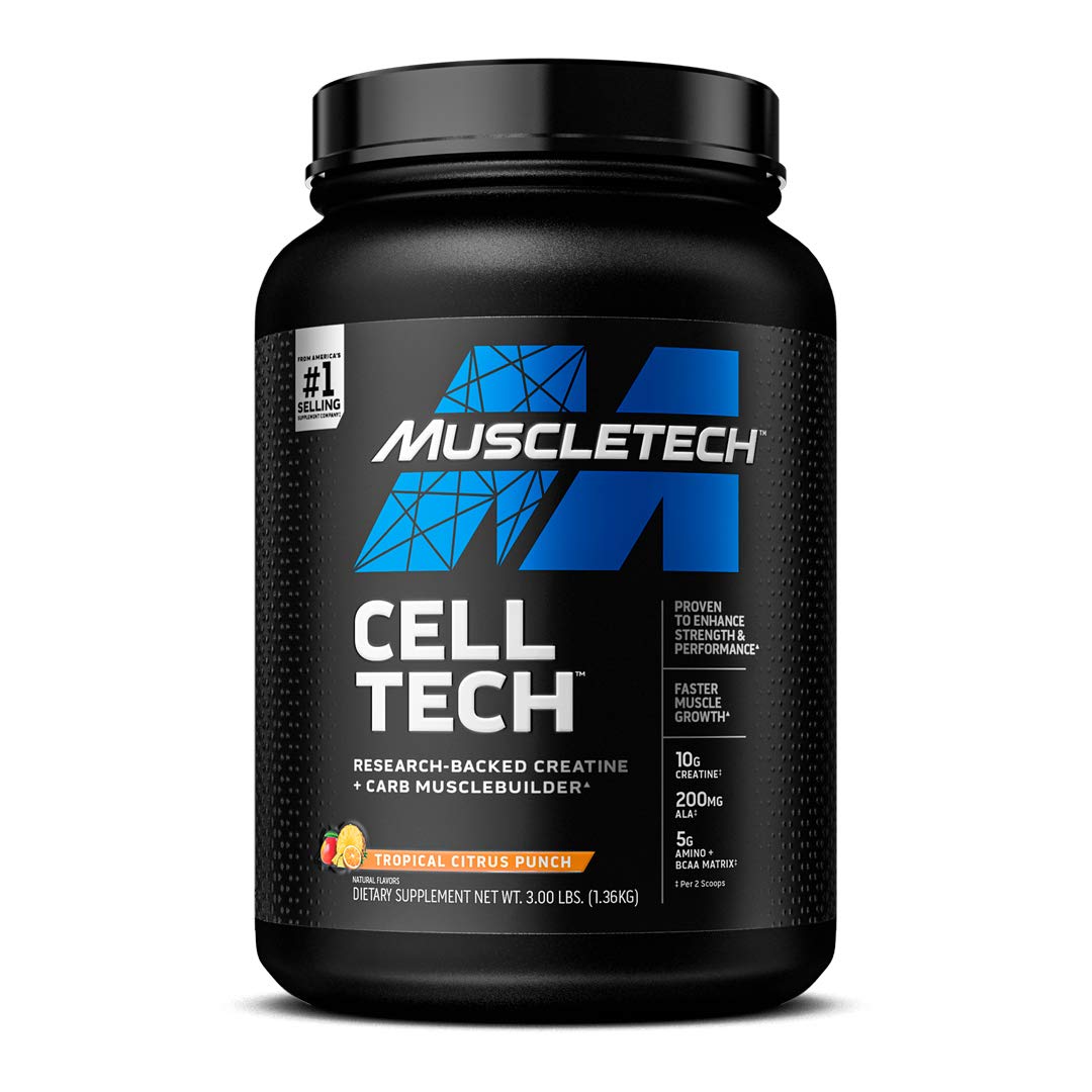 Suplemento De Creatina En Polvo Muscletech Cell-tech 1,36 Kg - Venta Internacional.