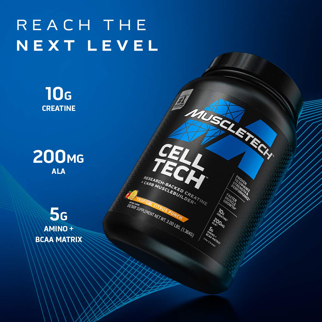 Foto 5 pulgar | Suplemento De Creatina En Polvo Muscletech Cell-tech 1,36 Kg - Venta Internacional.