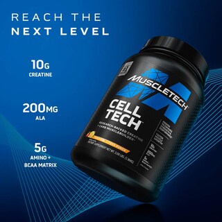 Foto 4 | Suplemento De Creatina En Polvo Muscletech Cell-tech 1,36 Kg - Venta Internacional.