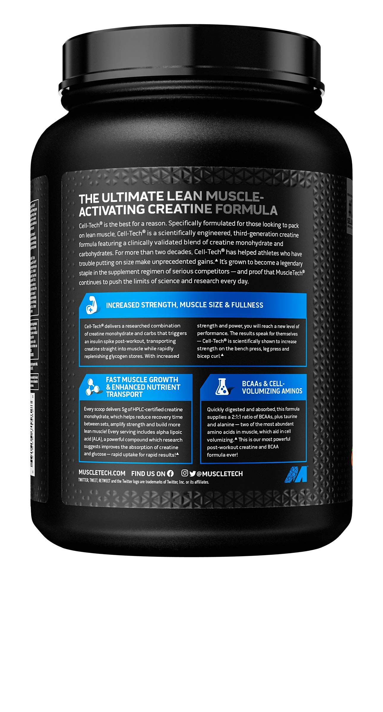 Foto 6 pulgar | Suplemento De Creatina En Polvo Muscletech Cell-tech 1,36 Kg - Venta Internacional.