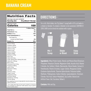 Foto 3 | Proteína En Polvo Isopure Zero Carb Whey Isolate, 1,36 Kg, Plátano - Venta Internacional.