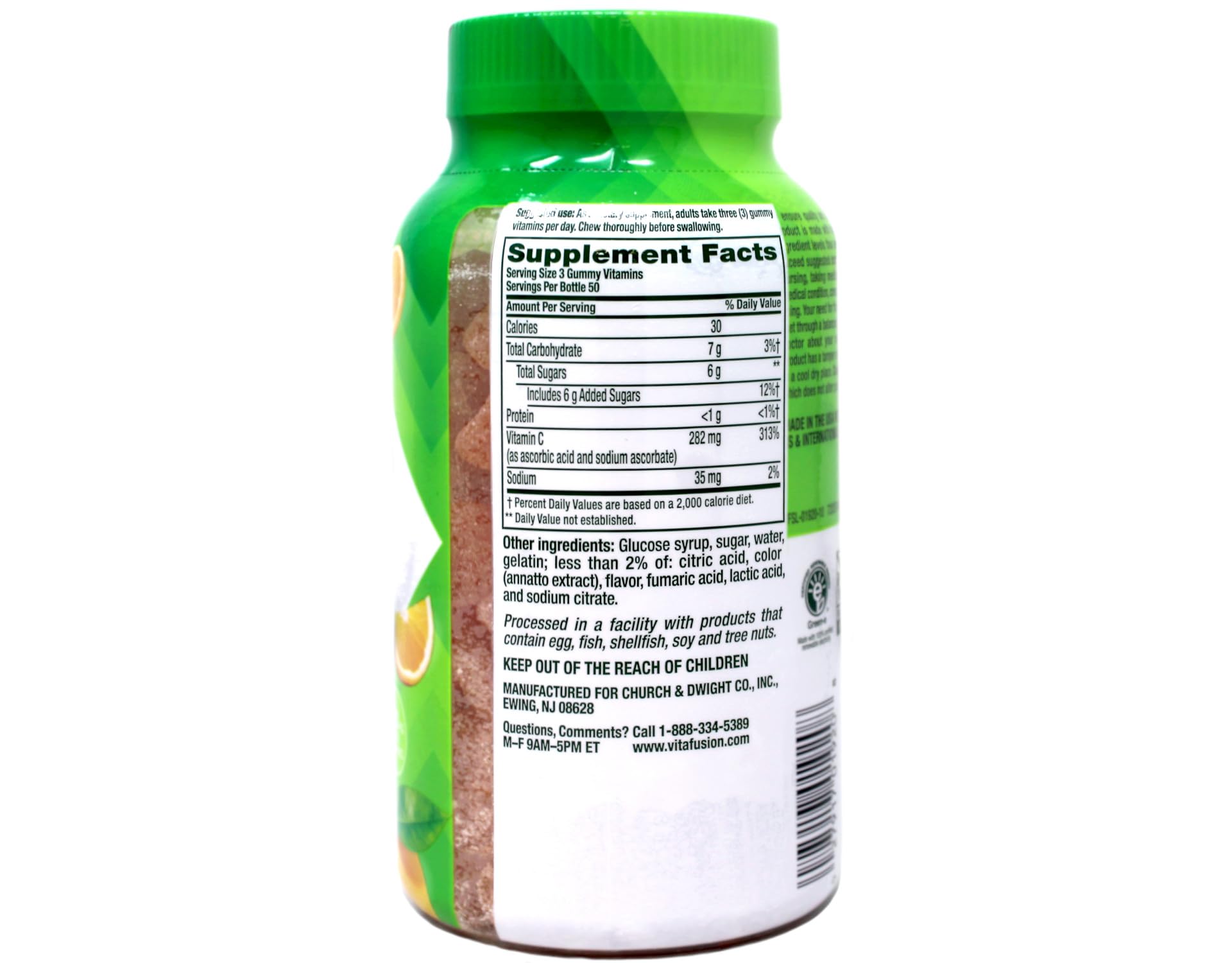 Foto 4 pulgar | Gomitas Vitafusion Power C Para Adultos, 150 Unidades, 6 Unidades - Venta Internacional.