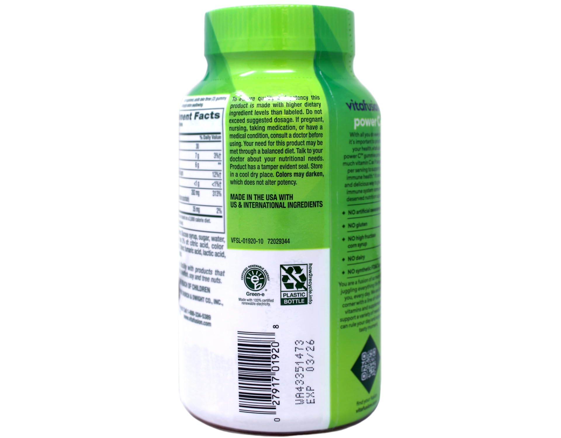 Foto 5 pulgar | Gomitas Vitafusion Power C Para Adultos, 150 Unidades, 6 Unidades - Venta Internacional.