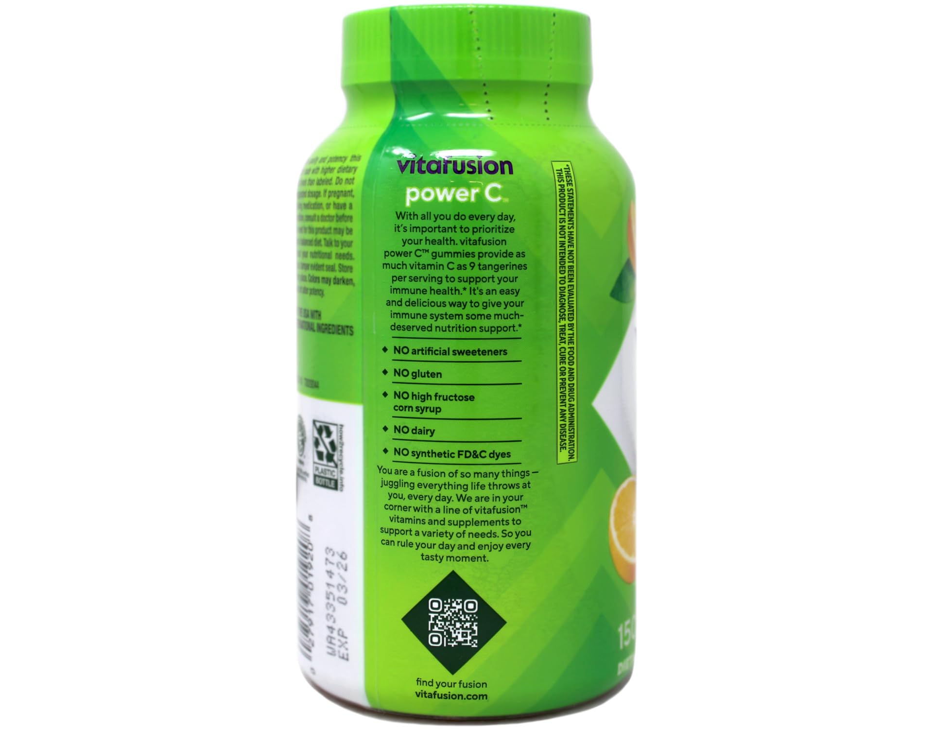 Foto 6 pulgar | Gomitas Vitafusion Power C Para Adultos, 150 Unidades, 6 Unidades - Venta Internacional.