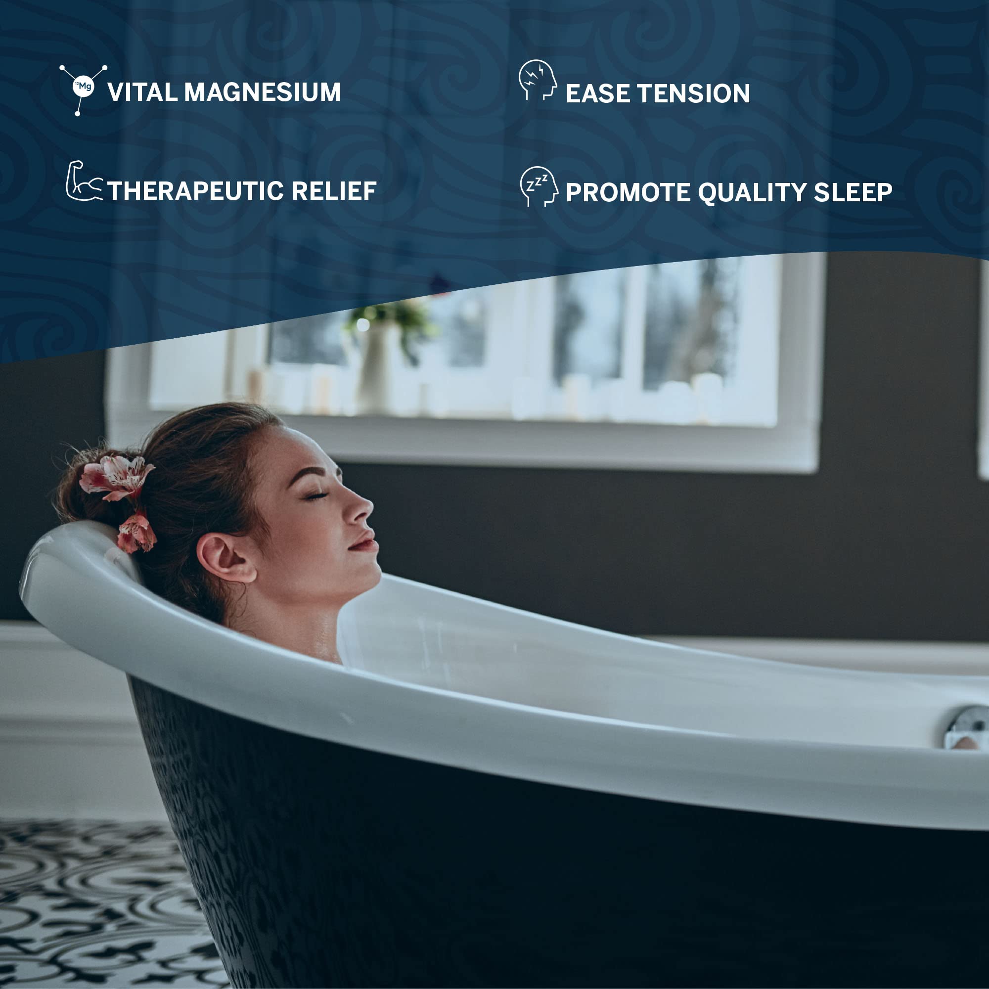 Foto 3 | Copos De Baño De Magnesio Ancient Minerals 780 Ml - Venta Internacional.