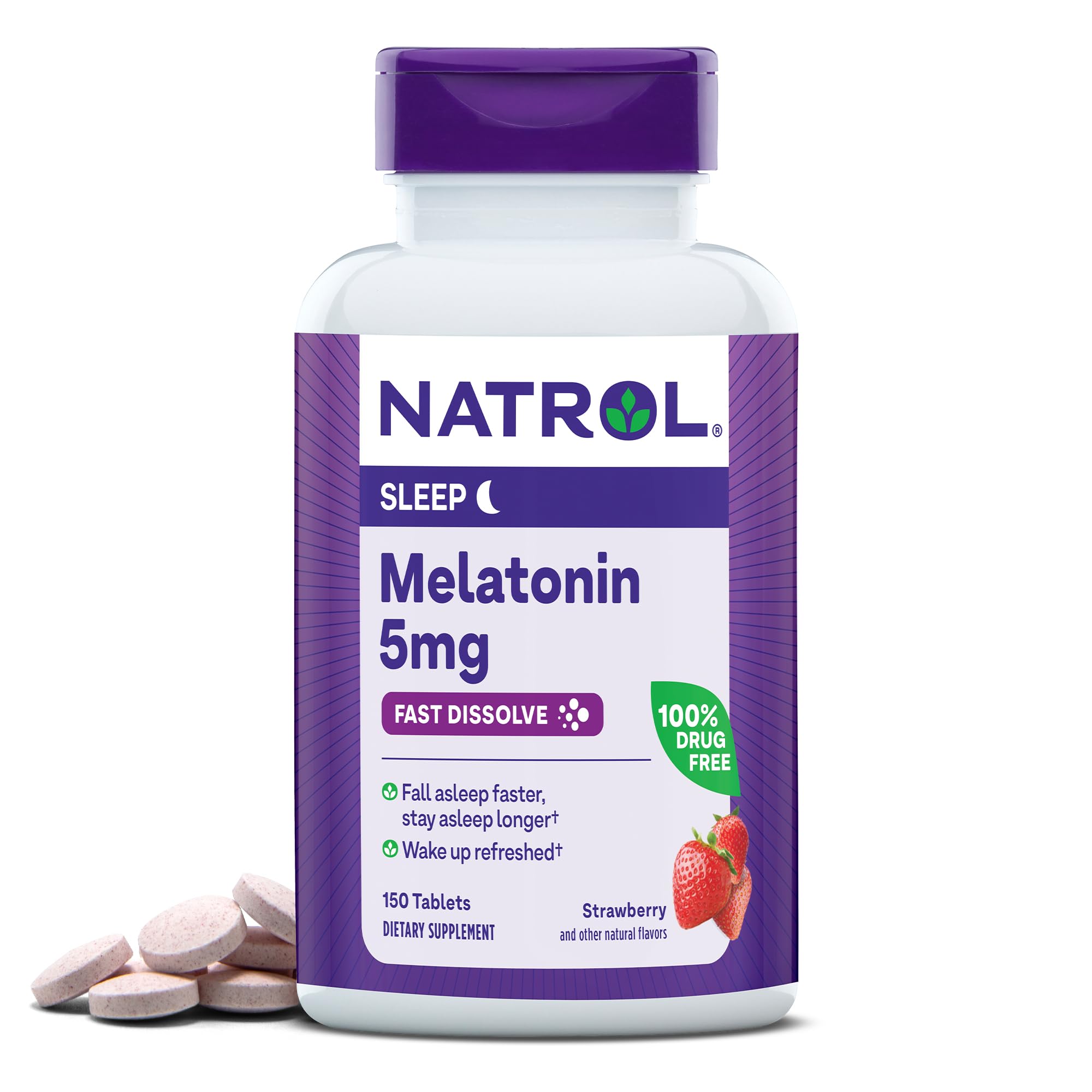Foto 1 | Sleep Aid Natrol Sleep Melatonina 5 Mg 150 Comprimidos - Venta Internacional.