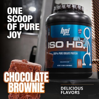 Foto 2 | Brownie De Chocolate Aislado Iso Hd Con Proteína En Polvo Bpi Sports, 2,45 Kg - Venta Internacional.