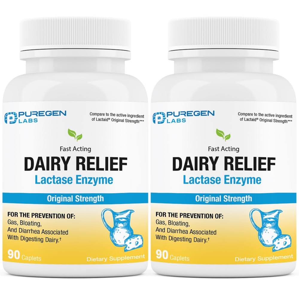 Foto 1 | Píldoras Para La Intolerancia A La Lactosa Puregen Labs Dairy Relief 3000 Fcc - Venta Internacional.