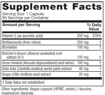 Foto 2 | Suplemento Vitanica Veinoblend Vein Support 90 Cápsulas - Venta Internacional