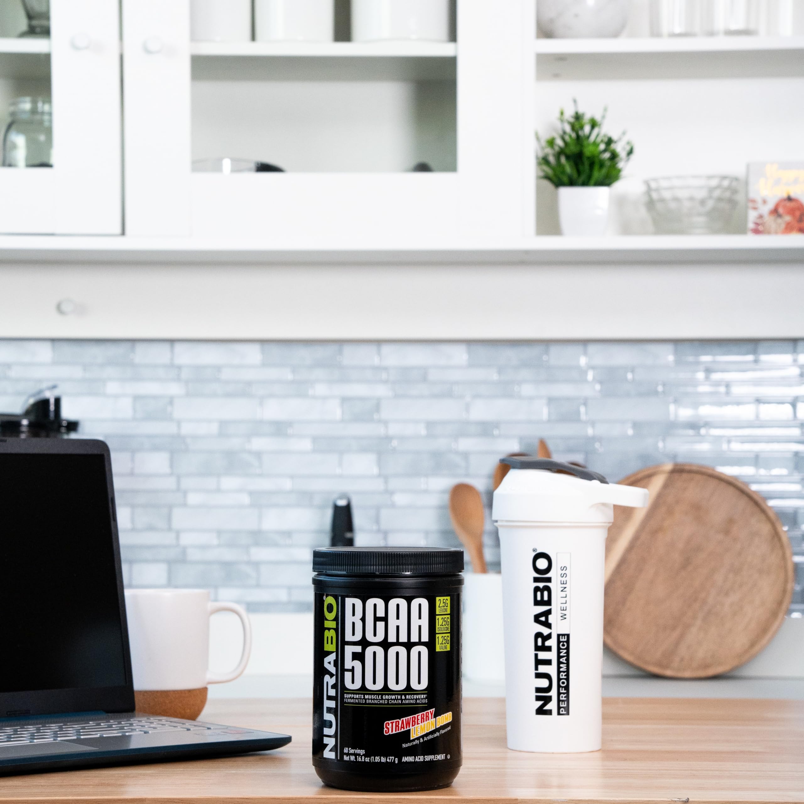 Foto 6 pulgar | Bcaa En Polvo Nutrabio Bcaa 5000 Vegano Fermentado 60 Porciones - Venta Internacional.