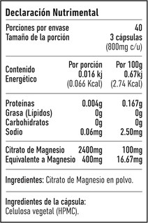 Foto 3 | Citrato de Magnesio Humánimo 100% Vegano
