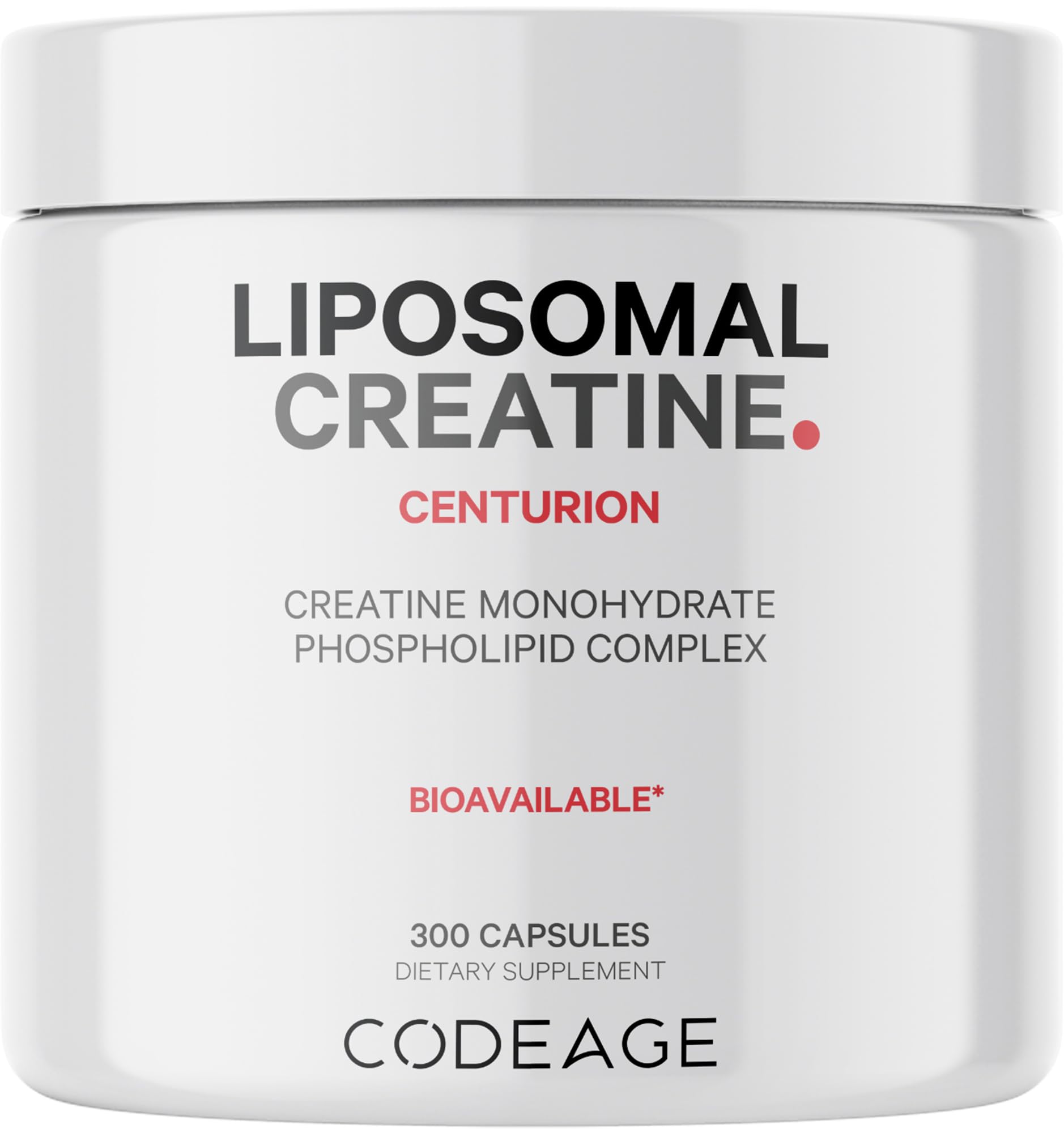 Foto 1 | Suplemento De Monohidrato De Creatina Liposomal Codeage 300 Cápsulas - Venta Internacional.