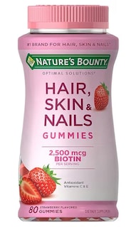 Foto 1 | Gomitas De Biotina Supplement Nature's Bounty Para Cabello, Piel Y Uñas, 80 Unidades - Venta Internacional.