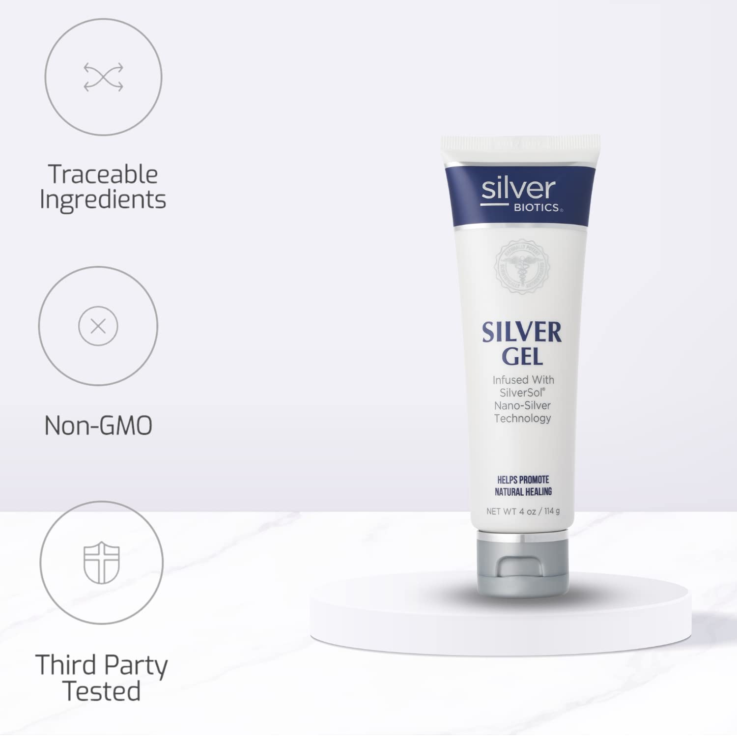 Foto 8 pulgar | Gel American Biotech Labs Silver Biotics Coloidal Nano Silversol Ago₂ 20 Ppm 120 Ml - Venta Internacional.