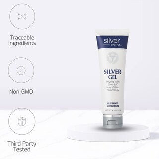 Foto 7 | Gel American Biotech Labs Silver Biotics Coloidal Nano Silversol Ago₂ 20 Ppm 120 Ml - Venta Internacional.