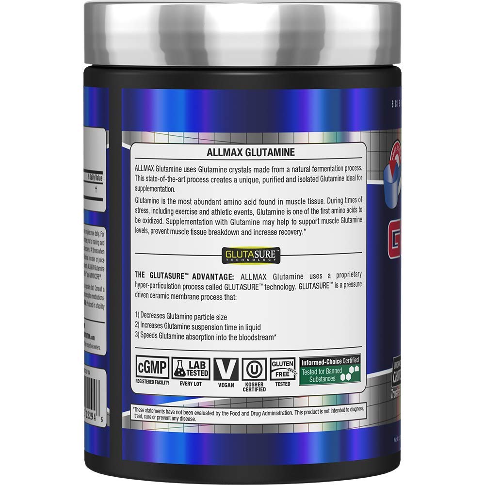 Foto 3 pulgar | Suplemento Allmax Nutrition L-glutamina En Polvo 1000 G - Venta Internacional.