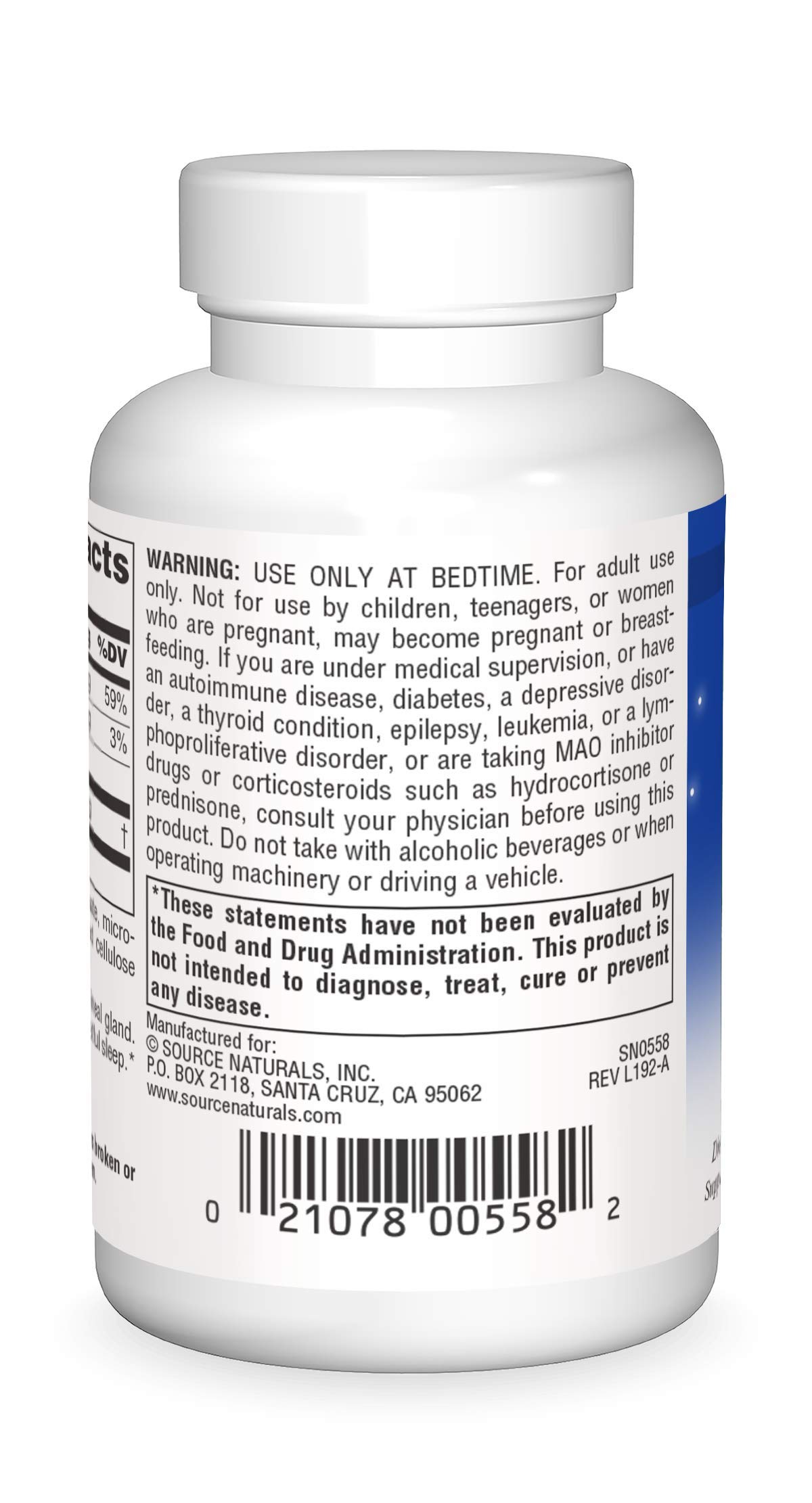 Foto 3 pulgar | Melatonina Supplement Source Naturals, 5 Mg, 240 Comprimidos - Venta Internacional.