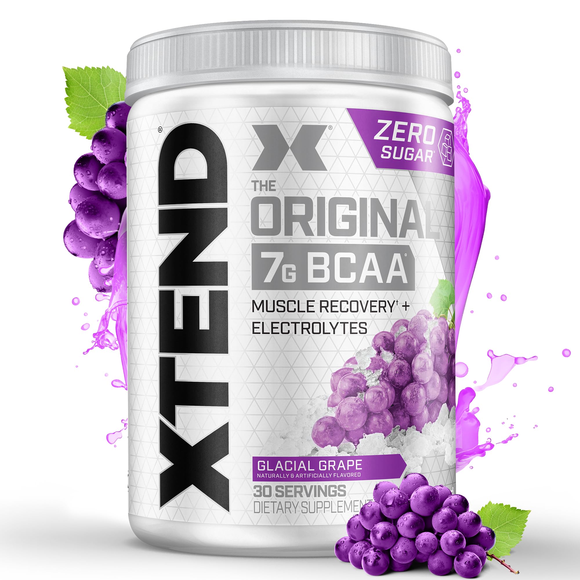 Foto 2 pulgar | Bcaa En Polvo Scivation Xtend Original Glacial Grape 30 Porciones - Venta Internacional.